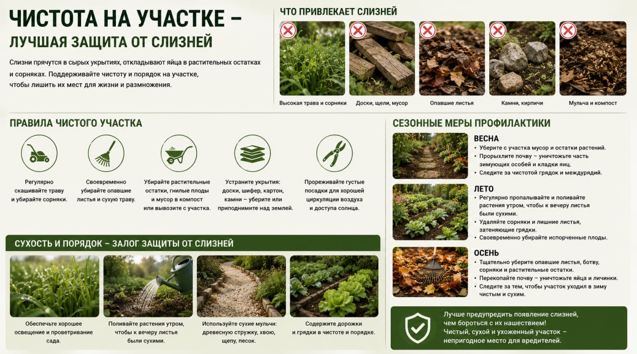 Чистота на участке